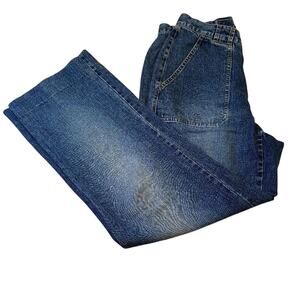 Liz Claiborne Tabitha blue denim jeans with deep front pockets Sz 6